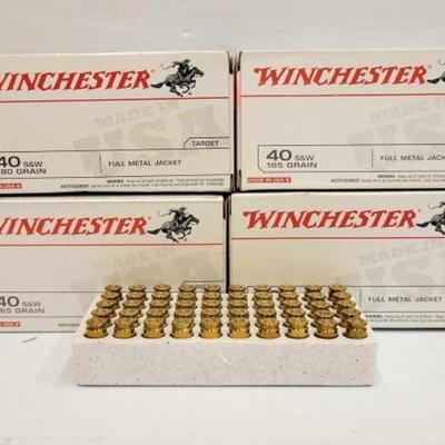 #1495 â€¢ 200 Rounds of Winchester 40s&w
