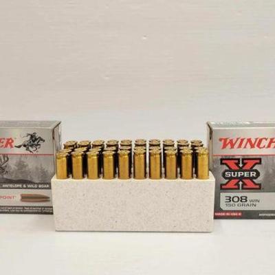 #1570 â€¢ 40 Rounds of Winchester 308win
