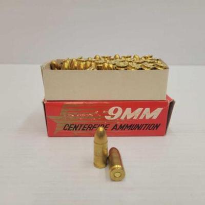 #1395 â€¢ 50 Rounds of 9mm Ammo
