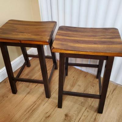 RTG Counter height table, leaf, 4 stools with back, 2 stools w/o backs
