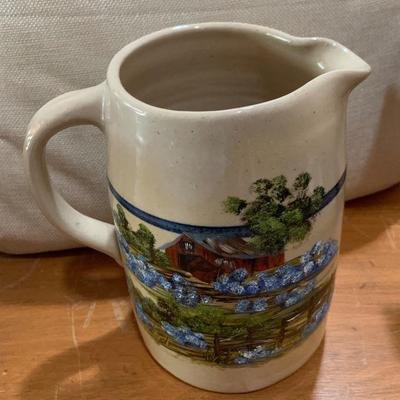 Marshall Pottery Hand Painted Pitcher