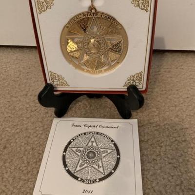 Texas Capitol  Ornament 2011