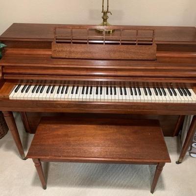 Kimball Consolette Piano and Bench