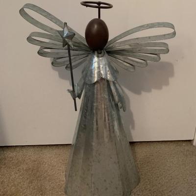Galvanized Christmas Angel