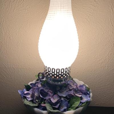 Milk Glass Lamp