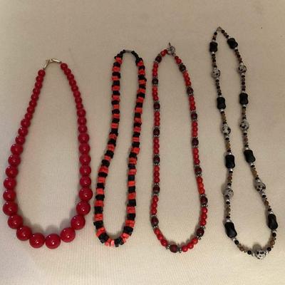 TTK156 Four Beaded Necklaces 