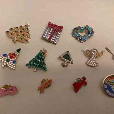 TTK145 Various Brooches & Pins