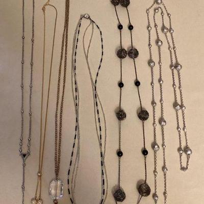 TTK158 Six Costume Jewelry Necklaces 