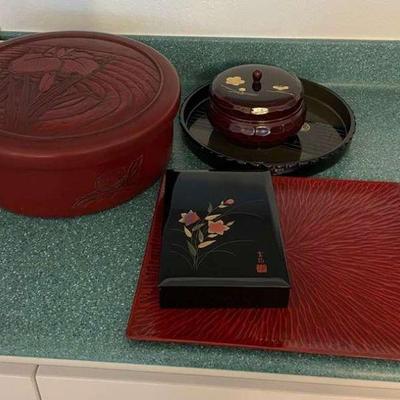 TTK097- Oriental Lacquer Ware