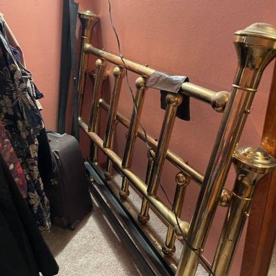 brass bed