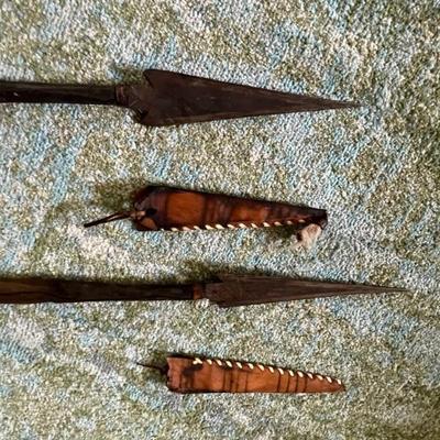 Aboriginal African spears from Ghana