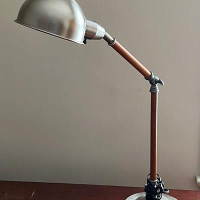 Industrial style desk lamp