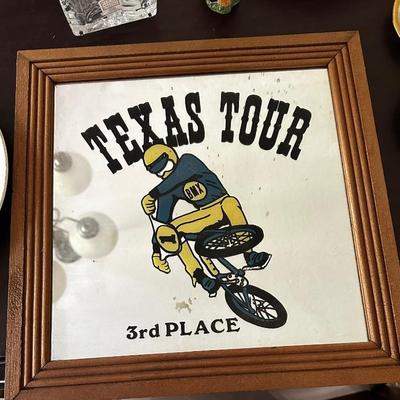 Texas motorcross plaque
