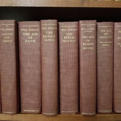 Will Durantâ€™s The Story of Civilation - 11 volume set