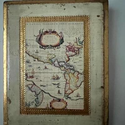 Framed map
