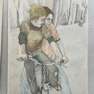 Kathleen Grier Original Pencil Drawing
