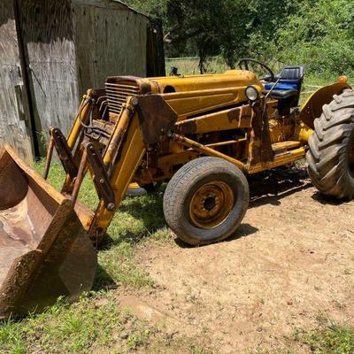 Massey Ferguson M34 Diesel Tractor with Loader, Runs