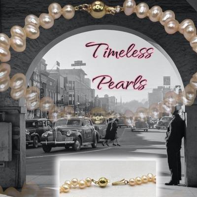 Baroque Pearl Necklace w/ Gold Clasp