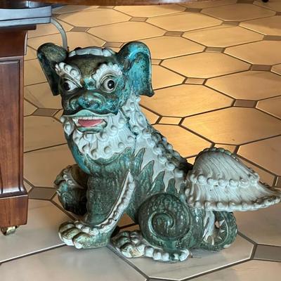 Foo Dog (there are two of these identical heavy cermaic Foo Dogs)