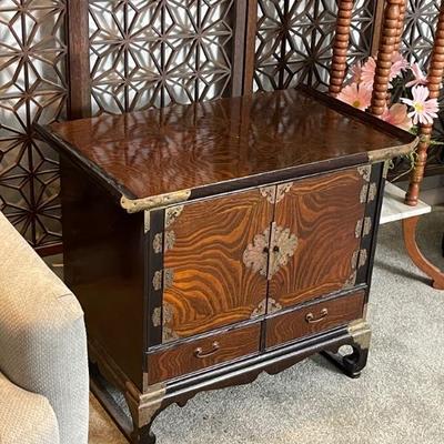 Vintage Asian Bandaji / Tansu Chests (Matching Pair)