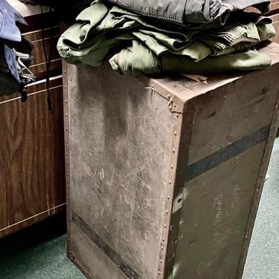 Serviceman's Military Trunk 