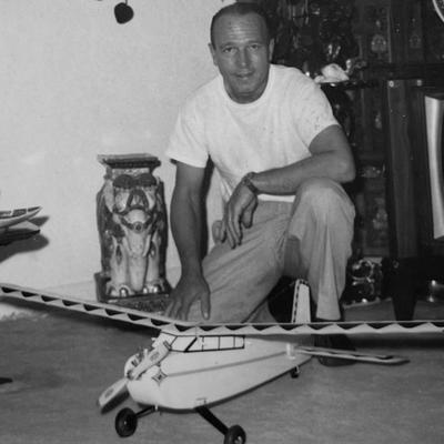 He enjoyed building model airplanes.