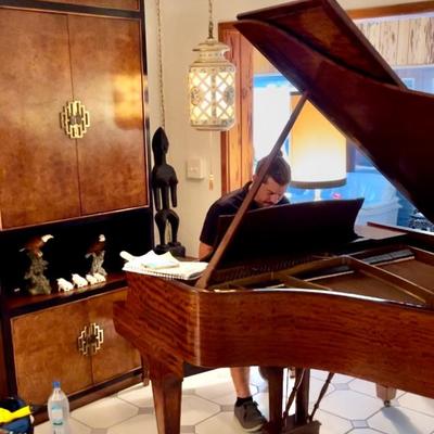 Frank Ierna of Ierna Piano Tuning tuned the piano this month on July 5th.