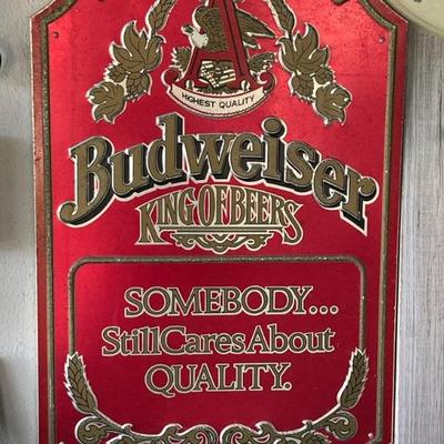Budweiser Beer Sign