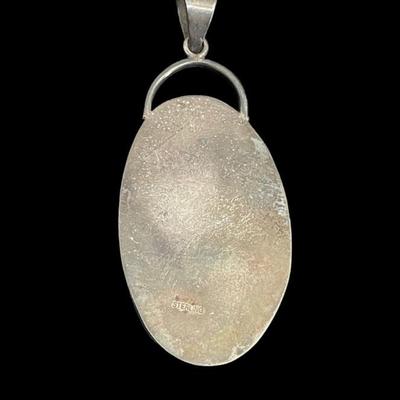 Sterling Silver Blister Pearl Pendant