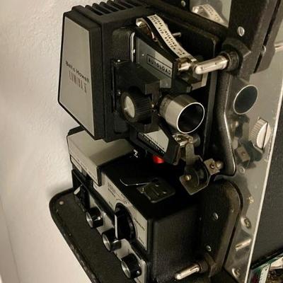 Vintage movie projectors