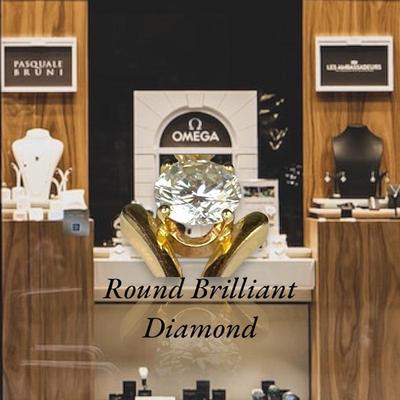 Round & Pear Double Diamond Necklace