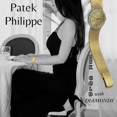 Patek Philippe 18k Gold and Diamond Watch
