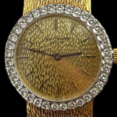 Patek Philippe 18k Gold and Diamond Watch