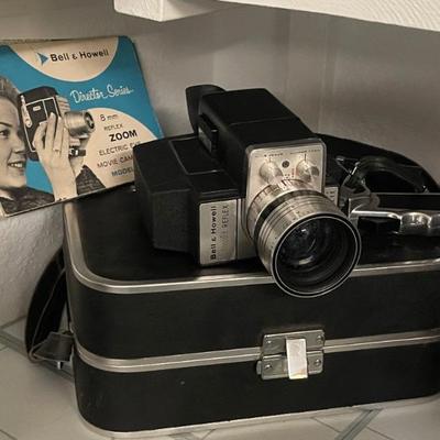 Vintage movie cameras