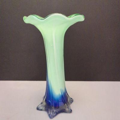 handblown glass vase