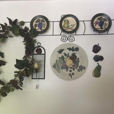 decorative plates and wall decor