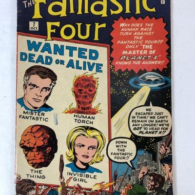 Fantastic Four #7 October 1962 Silver Age