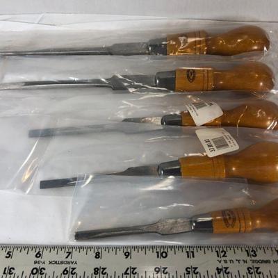 5 Crown Tools CAB Screwdrivers New