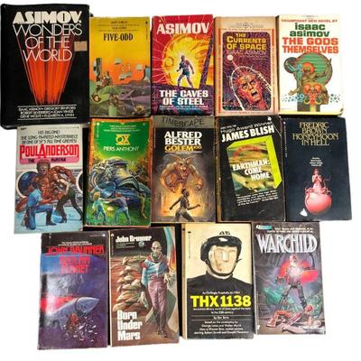 One of several lots of Science Fiction Books