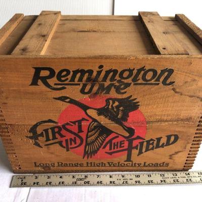 Vintage Remington Wood Box