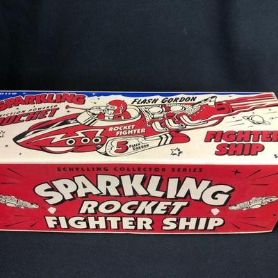 2004 Flash Gordon Sparkling Rocket Fighter Ship