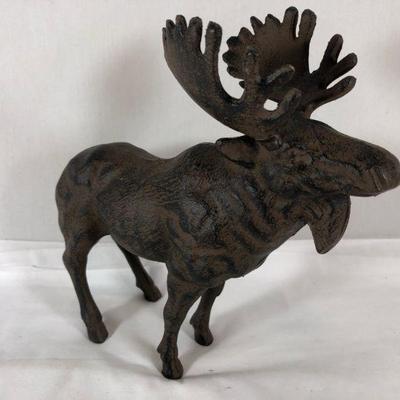 Metal Moose Statue
