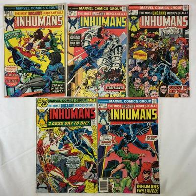 The Inhumans #1-5, 1975-1976