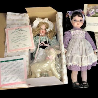 Ashton Drake Little Bow Peep/ Kay McKee Shy Violet