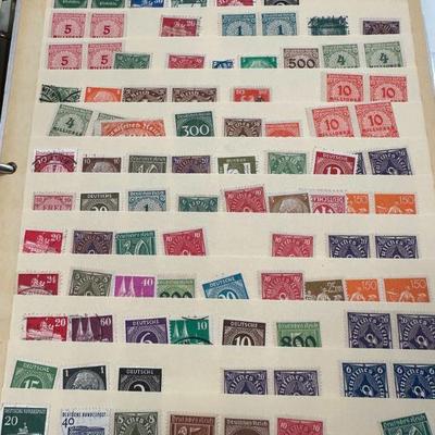 Stamps priced as marked $2, $5, $10, $15, $20, $25, etc