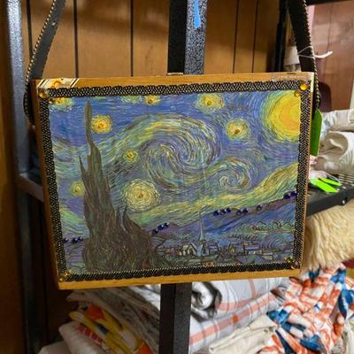 Monet inspired box purse