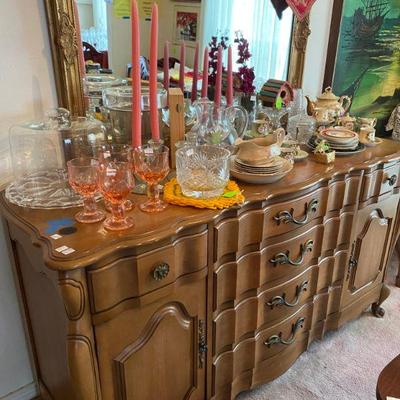 French Provincial matching buffet