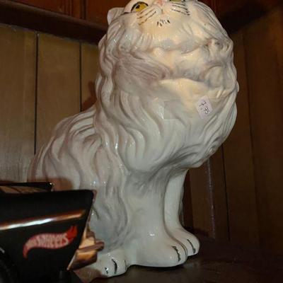 Large Ceramic Figurine of Cheshire Cat