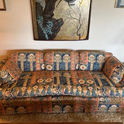 Vintage floral couch/ sofa