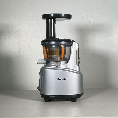 BREVILLE JUICER | Breville juicer with all attachments. - l. 9 x w. 8 x h. 16.5 in 